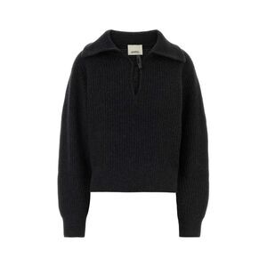 Isabel Marant Women Charcoal Wool Blend Miranda Sweater